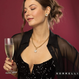 SORRELLI Autumn Pendant Necklace in Crystal