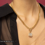 SORRELLI Autumn Pendant Necklace in Crystal