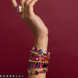 SORRELLI Clementine Tennis Bracelet in Red Velvet