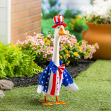 Giddy’s Porch Goose Outfit, Patriotic Suit
