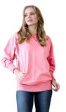 Zenana French Terry Pullover with Pockets, Assorted Colors