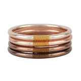 BuDha Girl, Fawn All Weather Bangle Set/4, Serenity Prayer