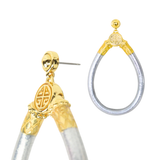 BuDhaGirl, Silver, All Weather Earrings