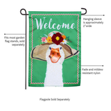 ‘Flowery Goose’ Appliqué Decorative Flag