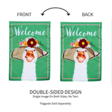 ‘Flowery Goose’ Appliqué Decorative Flag