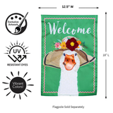 ‘Flowery Goose’ Appliqué Decorative Flag