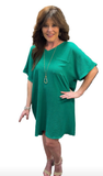 Zenana T-Shirt Pocket Dress, Assorted Colors