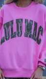 LULU MAC Mossy Oak Bottomland Sweatshirt in Bubblegum Pink