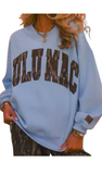LULU MAC Mossy Oak Bottomland Sweatshirt in Light Blue