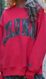 LULU MAC Mossy Oak Bottomland Sweatshirt in Red