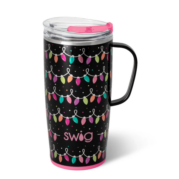 Swig “Tacky Lights" 22oz Travel Mug