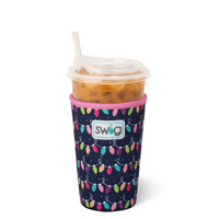 Swig “Tacky Lights” Medium Iced Cup Coolie