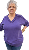 Heimish Long Puff Sleeve Urban Ribbed Top, Assorted Colors