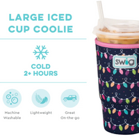 Swig “Tacky Lights” Large Iced Cup Coolie
