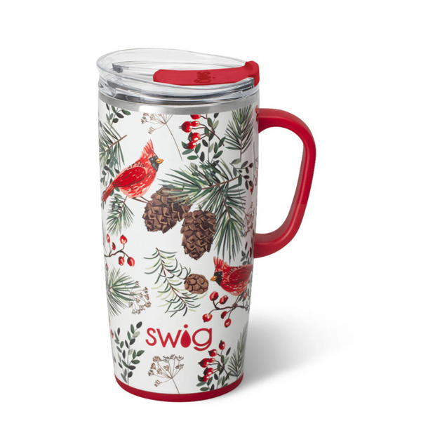 Swig “Winter Cardinals" 22oz Travel Mug