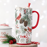 Swig “Winter Cardinals" 22oz Travel Mug