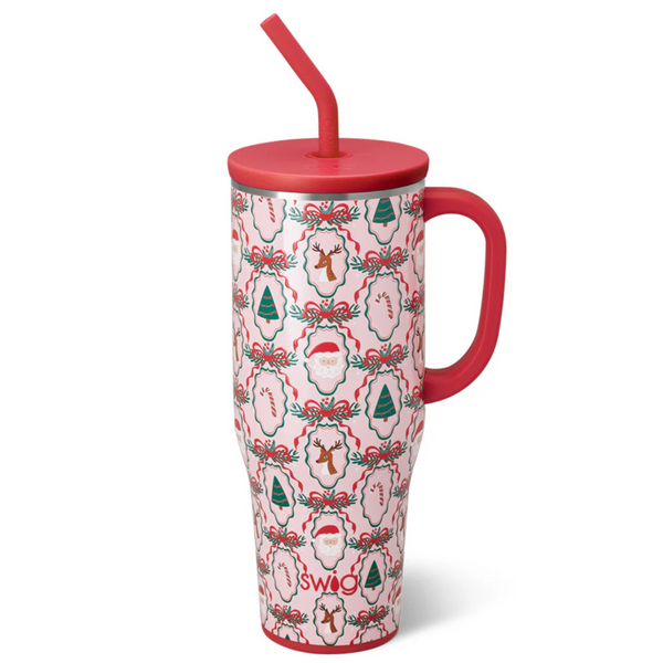 Swig “Christmas Cameos” 40oz Mega Mug