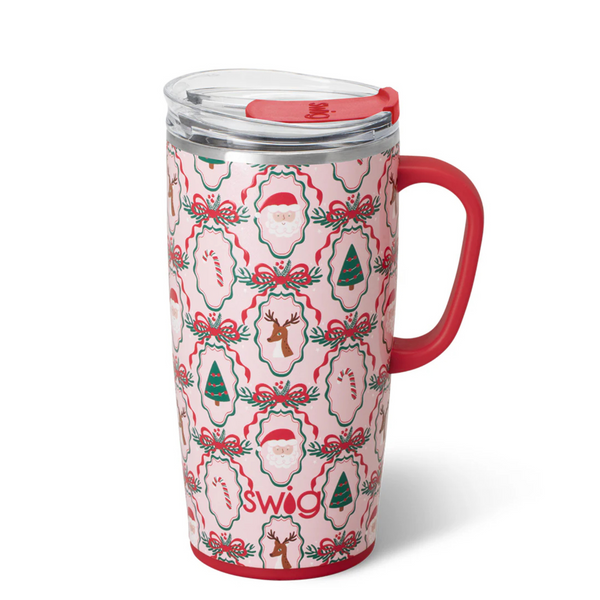 Swig “Christmas Cameos" 22oz Travel Mug