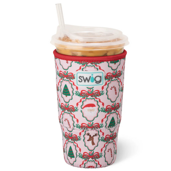 Swig “Christmas Cameos” Large Iced Cup Coolie