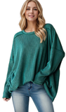 Heimish Long Sleeve Urban Ribbed Top, Assorted Colors