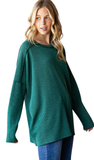 Heimish Long Sleeve Urban Ribbed Top, Assorted Colors