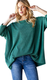 Heimish Long Sleeve Urban Ribbed Top, Assorted Colors