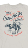 Old Guys Rule “Old Cowboys Rule” T-Shirt In Ice Grey