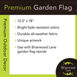 ‘SnowDay Gathering’ Decorative Flag