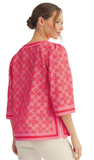 JODIFL Medallion Print Top, Assorted Colors
