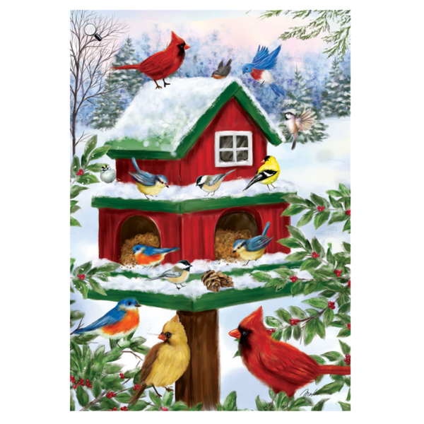 ‘Winter Gathering’ Decorative Flag