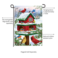‘Winter Gathering’ Decorative Flag