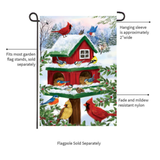 ‘Winter Gathering’ Decorative Flag