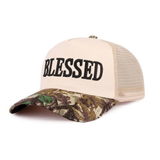 ‘BLESSED’ 2-Toned Cotton Hat, Assorted Colors