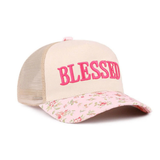 ‘BLESSED’ 2-Toned Cotton Hat, Assorted Colors