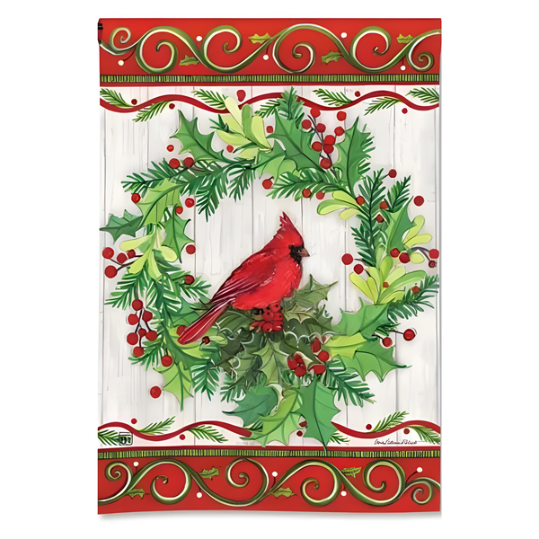 ‘Cardinal Joy’ Decorative Flag