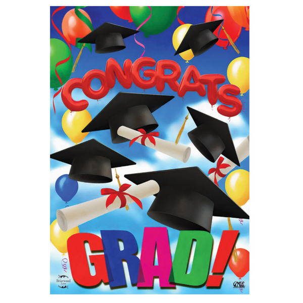 ‘Congrats Graduation’ Decorative Flag
