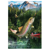 ‘Gone Fishing’ Decorative Flag