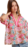 BiBi Flower Printed Woven Blouse