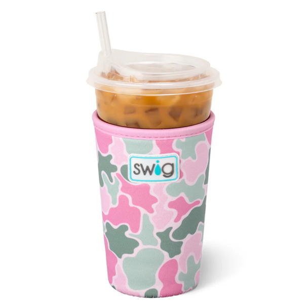 Swig “Blushing Camo” Medium Iced Cup Coolie
