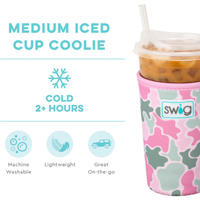 Swig “Blushing Camo” Medium Iced Cup Coolie