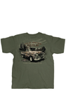 Old Guys Rule “Camo Truck” T-Shirt In Military Green