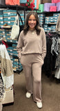 ZENANA Slub Pant Set, Assorted Colors