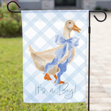 ‘Blue Bow Goose’ Decorative Flag