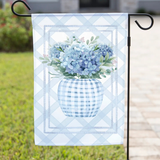 ‘Blue Floral Vase’ Decorative Flag