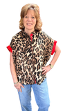 Jodifl Button-Down Top In Animal Print