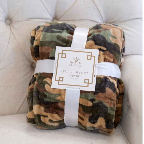 The Royal Standard Camo Throw Blanket