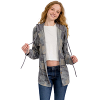 7th RAY Brushed Camo Hooded Shacket