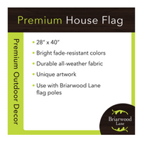 ‘Birdbath In Bloom’ Decorative Flag