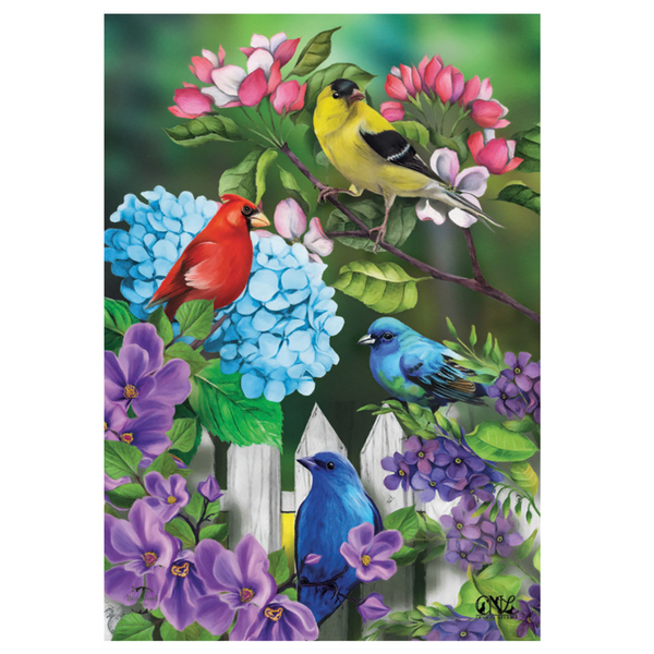 ‘Feathered Friends’ Decorative Flag