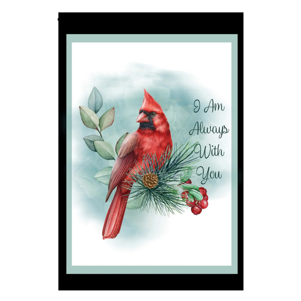‘I’m Always With You Cardinal’ Decorative Flag